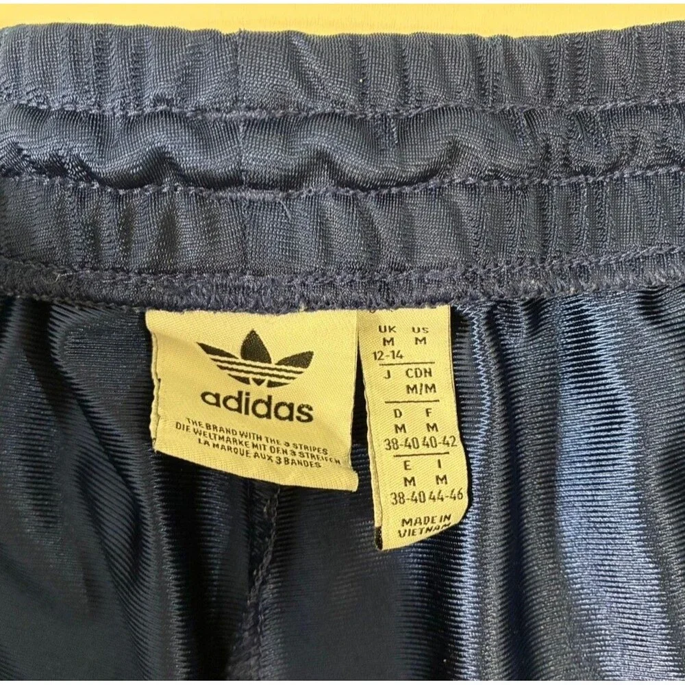Adidas Originals Trefoil 3-Stripes Track Pants Navy Blue White M